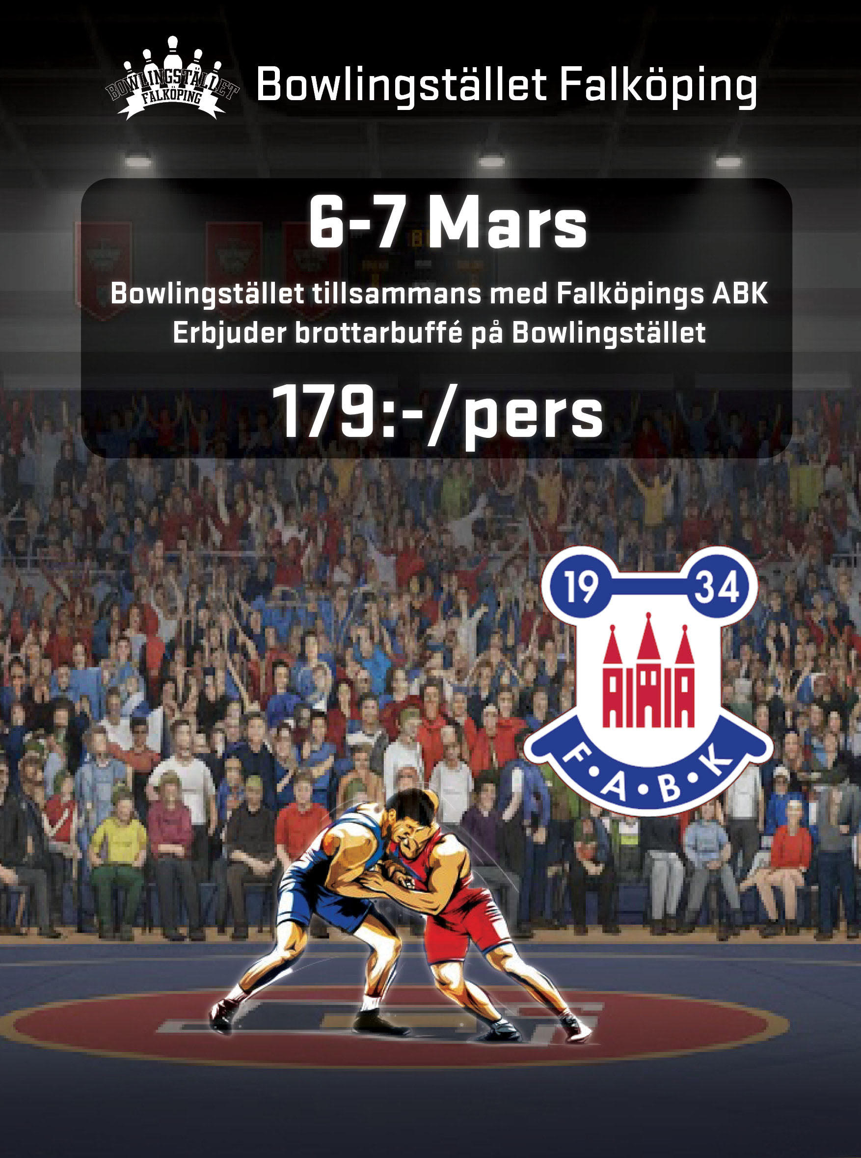 Bowlingstället – brottarvänlig buffé